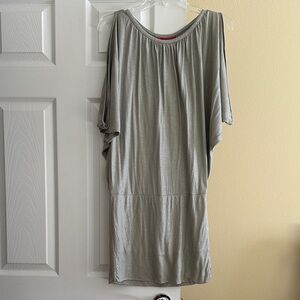 NY & Co Silver Tunic Top Size S